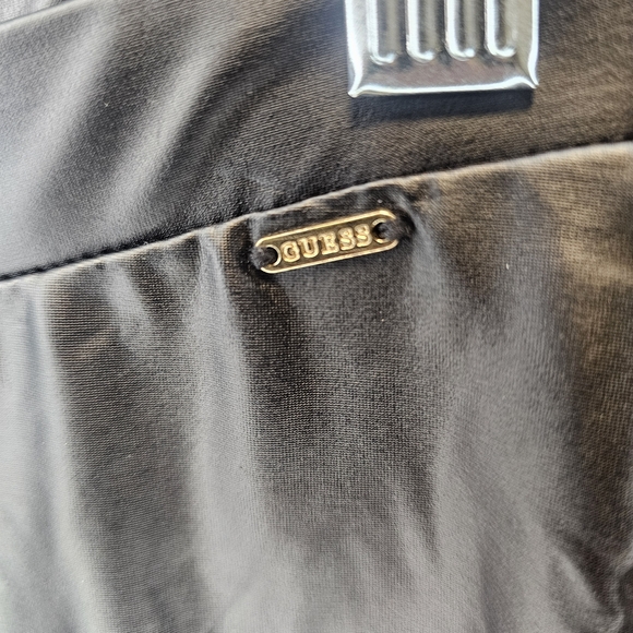 Guess Black Skinny Faux Leather Leggings - Picture 4 of 7